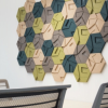 Organic blocks hexagon mix all design
