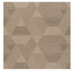 Geometric embossed cork tile